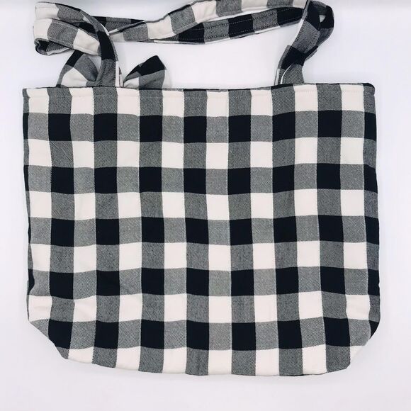 Handmade Tote Bag: Repurposed, Mondays are for the Bachelor Black White Red - Picture 6 of 8